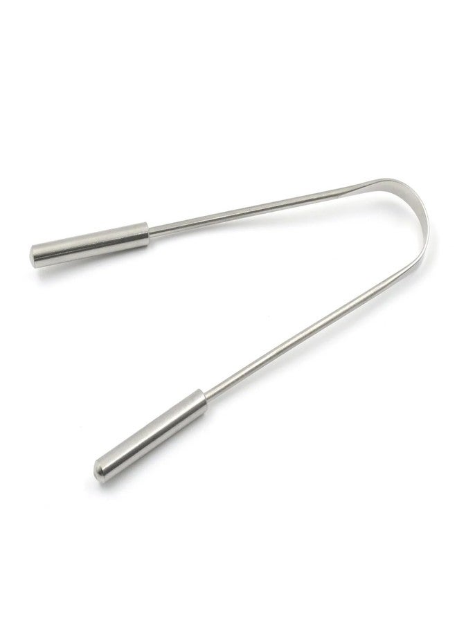 Garth منظف اللسان جارث للبالغين قطعة واحدة - مكشطة لسان من الفولاذ المقاوم للصدأ لإزالة رائحة الفم الكريهة والبكتيريا - أداة للعناية بنظافة الفم للحصول على نفس منعش - طعم محسّن ومناسب للاستخدام اليومي للرجال والنساء والأطفال - Image 1